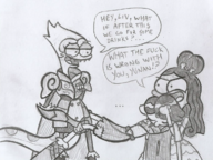 amphibia artist:seabthevortian general_yunan lady_olivia marcy_wu // 1191x894 // 1.5MB