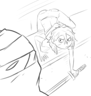 artist:terrible_the_drawfag image jesse_sanchez marvel parody spider-woman street_angel // 529x555 // 100KB