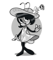 artist:mags_niac blossom crossovers if maggie_pesky the_buzz_on_maggie // 1508x1691 // 454KB