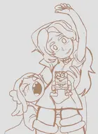 artist:highondopamine chelsea_van_der_zee crossovers dreamworks ruby_gillman,_teenage_kraken spongebob_squarepants spongebob_squarepants_(series) // 581x797 // 220KB