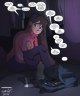 artist:swainart comics gravity_falls mabel_pines // 990x1191 // 911KB