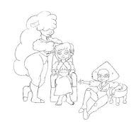 barbara_lamb cosplay jasper lapis_lazuli leggy_lamb peggy_lamb peridot sheep_wrecked steven_universe // 1931x1726 // 521KB