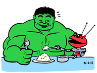 artist:lhk bruce_banner crossovers hulk marvel smash smash_martians // 599x452 // 49KB