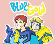 artist:meep blue_beetle booster_gold dc ted_kord // 430x343 // 20KB