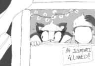 artist:akunim crossovers dc sonic_boom sonic_the_hedgehog_(series) sticks_the_badger the_question vic_sage // 1301x910 // 357KB