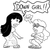 archie_comics disney lilo_and_stitch lilo_pelekai mertle_edmonds parody // 1101x1076 // 380KB