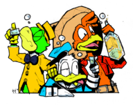 artist:drawdude disney donald_duck josé_carioca panchito_pistoles the_three_caballeros // 1000x793 // 705KB