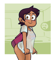 artist:diko_mics hooty luz_noceda parody the_owl_house // 2600x2800 // 305KB