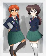 amphibia artist:rexhastala darla maggie original_character // 1649x2000 // 1.1MB