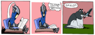 comics dark_souls garfield_(series) knight_artorias parody sif // 2224x830 // 655KB