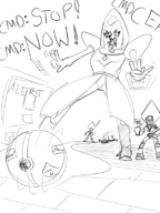 crossovers metroid peridot samus_aran steven_universe yellow_diamond // 600x800 // 241KB