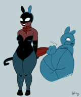 artist:softie cosplay marvel original_character white_rabbit // 2742x3287 // 458KB