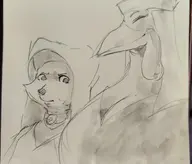 artist:akunim disney lady_kluck maid_marian parody robin_hood // 2505x2142 // 683KB