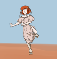 amelia_bedelia cosplay kira xanadu // 1100x1150 // 234KB