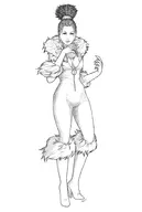 artist:hawkgirl black_cat cosplay marvel sarah_kerrigan starcraft // 1240x1842 // 310KB