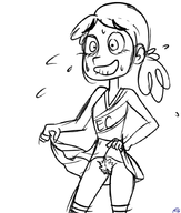 artist:noche-doobles presenting sabrina_backintosh star_vs._the_forces_of_evil // 755x888 // 226KB