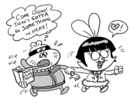 artist:lhk chowder chowder_(series) crossovers hinata_hyuuga naruto panini // 650x500 // 21KB