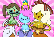 adventure_time artist:incogneato breakfast_princess doctor_princess engagement_ring_princess // 1890x1311 // 1.1MB