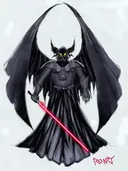 artist:ronry_drawdude chernabog disney fantasia fusion star_wars // 993x1320 // 1.0MB