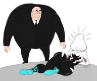 artist:drawsputin ghost-spider gwen_stacy kingpin marvel parody spider-gwen wilson_fisk x-men // 1200x1000 // 243KB