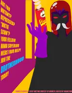 31_day_challenge enlist_poster magneto marvel x-men // 976x1255 // 515KB