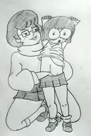 a_pup_named_scooby_doo artist:billyfutureboy scooby-doo selfcest velma_dinkley // 2398x3572 // 3.8MB