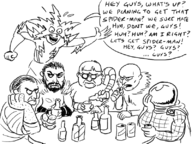 artist:lhk doctor_octopus electro flint_marko kraven_the_hunter marvel max_dillon mysterio otto_octavius sandman vulture // 800x600 // 43KB