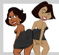 artist:nepet0 crossovers donna_tubbs-brown the_cleveland_show the_proud_family trudy_proud // 878x818 // 86KB