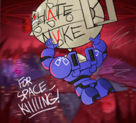 artist:kilo crossovers hatemonger hazbin_hotel space_king // 2780x2501 // 1.8MB