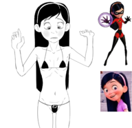 artist:smeet pixar the_incredibles violet_parr // 1650x1600 // 956KB