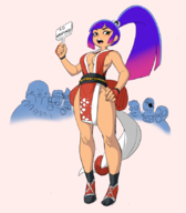 artist:orangelad cosplay fatal_fury glitch_techs king_of_fighters mai_shiranui miko_kubota snk // 736x840 // 250KB