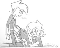 artist:shadez dani_phantom danny_fenton danny_phantom // 1161x935 // 78KB