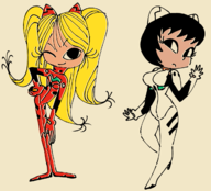 asuka_langley_soryu cosplay crossovers evangelion jucika pallina rei_ayanami // 1256x1138 // 500KB