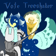artist:halfdime crossovers crusader_rabbit mr._colympus_2025 son_of_the_white_mare treeshaker // 3000x3000 // 1.2MB