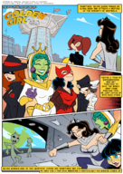 coc artist:hagfish audrey_page comics crimson_cat donna_dynamo golden_girl great_glory sarah_sterling silver_queen sorority_of_sentinels the_developing_adventures_of_golden_girl // 1253x1763 // 1.3MB