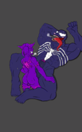 agony anal capcom crossovers eddie_brock futa juri_han street_fighter symbiote venom // 1599x2560 // 939KB