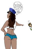 artist:terrible_the_drawfag capcom final_fight loki marvel miss_america_chavez poison street_fighter young_avengers // 1200x1800 // 357KB