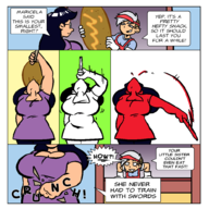 artist:looseendmoose comics rosa_gonzalez rosebuds // 1000x1000 // 104KB