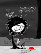 artist:toyo i_can't_sleep lenore_the_cute_little_dead_girl nia parody // 768x1024 // 34KB