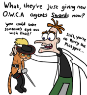 crossovers dreamworks heinz_doofenshmirtz mr._colympus_2024 phineas_and_ferb puss_in_boots shrek_(series) // 1026x1112 // 264KB