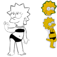 artist:smeet lisa_simpson the_simpsons // 3200x3200 // 1.8MB