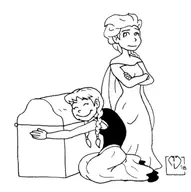 anna artist:anthropolog_itr disney frozen queen_elsa // 407x409 // 36KB