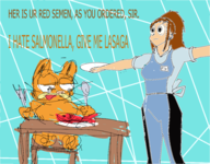 artist:vaktus caturday garfield garfield_(series) garfielf parody pilotredsun // 3798x2970 // 2.1MB