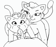 artist:redout caturday daniel_tiger's_neighborhood fellatio henrietta_pussycat incest katerina_pussycat nude // 648x545 // 131KB