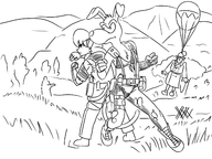 artist:redout brain caturday cleo cosplay crossdressing crossovers inspector_gadget metal_gear quiet the_catillac_cats // 1600x1200 // 667KB