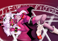 artist:gh cosplay hazbin_hotel tengen_toppa_gurren_lagann verosika_mayday yoko_littner // 1693x1208 // 2.1MB