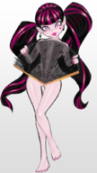 artist:brialzebubbie draculaura monster_high nude // 502x892 // 362KB