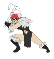 artist:mouseanon black_cat capcom chun-li dynamite felicia_hardy fusion marvel red_sonja street_fighter // 792x864 // 122KB