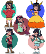 artist:genericnoun cosplay hekapoo jackie_lynn_thomas janna_ordonia marco_diaz star_butterfly star_vs._the_forces_of_evil tom_lucitor // 800x956 // 328KB