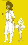 artist:cephalophilia steven_universe yellow_diamond yellow_pearl // 854x1373 // 330KB